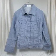 MICHEL KLEIN ミッシェルクラン デニムジャケット 38 青 春秋