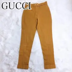 美品】グッチ フレアデニムパンツ ホワイト 大きいサイズ イタリア製