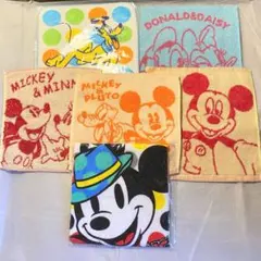 未使用【ディズニー】ハンドタオル セット① ミッキー他