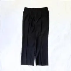 O0's vintage スラックス パンツ ブラック ストライプ ビジネス
