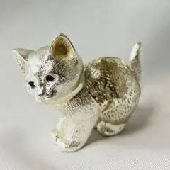 クリストフル 置物 猫 ネコ シルバー リュミエール コレクション no.96