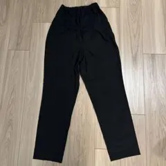 ユニクロ　スマートアンクルマタニティパンツ　ブラック　L