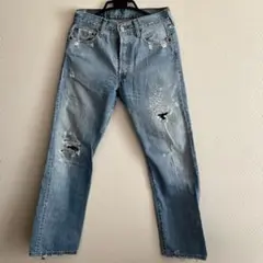 デニム☆Gパン☆ダメージジーンズ☆Levi's 501