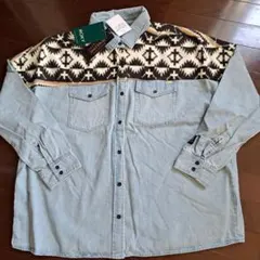 ROXY×PENDLETON ペンドルトン　デニムシャツのサムネイル