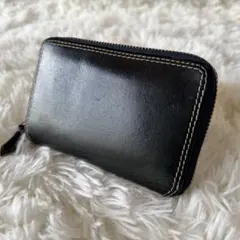 NELD イタリア産 プエブロレザー 牛革 2つ折り財布　ラウンドジップ