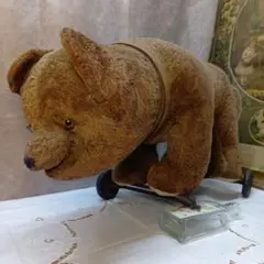 ♥アンティーク　四つんばいテディベア（難あり）ドイツ　アンティーク　テディベア♥