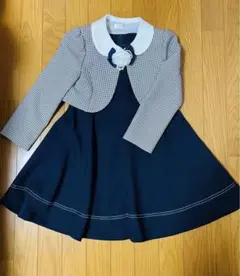 ELLE フォーマルワンピースセット　130  入学式　卒園式のサムネイル