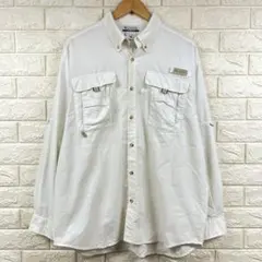 90S COLUMBIA PFG フィッシングギア　長袖シャツ　M