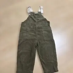 pairmanon コーデュロイ オーバーオール カーキ