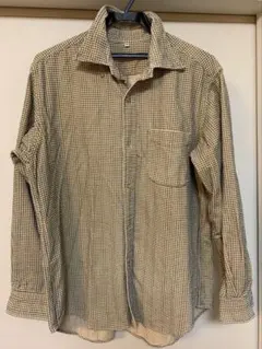 チェック柄 長袖シャツ