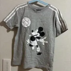 adidas ミッキーマウス Tシャツ 140サイズ グレー