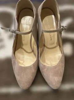 美品！GALLARDA GALANTE ベージュスエード パンプス37/23.5