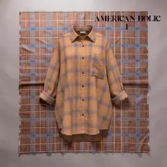 AMERICAN HOLICチェックシャツフリーオーバーサイズ長袖レディース羽織