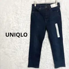 ユニクロジーンズ/未使用品　ハイライズスキニージーンズ　　アンクル丈　ストレッチ