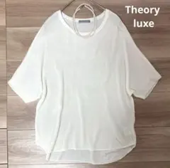 セオリーリュクスtheory luxeとろみパフスリーブブラウスサイズ38日本 