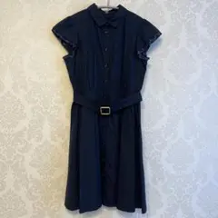 BURBERRY BLUE LABEL シャツワンピース ノバチェック ベルト付