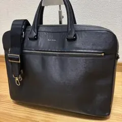 【現行✨】ポールスミス ビジネスバッグ ストローグレインレザー 2way 高級