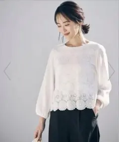 レイヤードブラウス