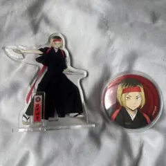 ハイキュー 孤爪研磨 応援団 アクスタ 缶バッジ