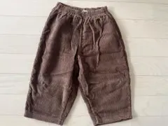 コーデュロイブラウン裏起毛パンツ　100cm