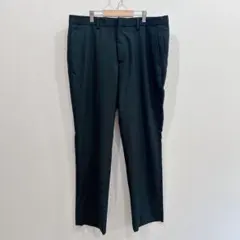 ストレッチ スリムフィット スラックス 【36×32 / XL相当】黒