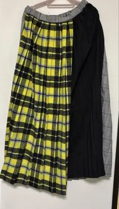 AMERICAN HOLIC チェック柄ロングスカート Lサイズ