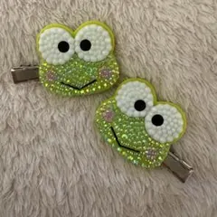 前髪クリップ　けろけろけろっぴ　サンリオ