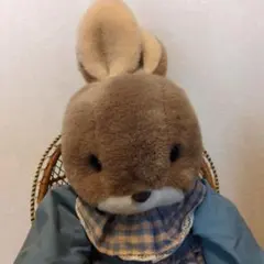 美品 当時物 サンアローうさぎのラッキーぬいぐるみ特大サイズ 約60
