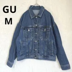 美品 GU M デニムジャケット Gジャン ブルー シンプル