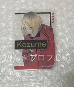 ハイキュー ファンパーク 箔押しクリアカード 孤爪研磨