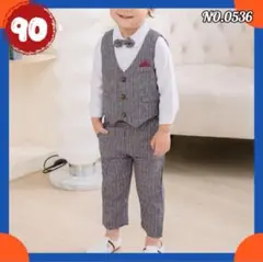 子供フォーマルスーツ蝶ネクタイ長袖日常 おしゃれキッズベビー入園式 赤ちゃん