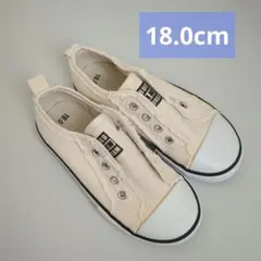 キッズシューズ 18cm ベージュ