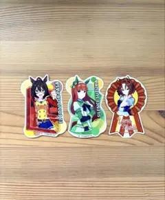 ウマ娘 エルコンドルパサー サイレンススズカ ヤエノムテキ ステッカー セット