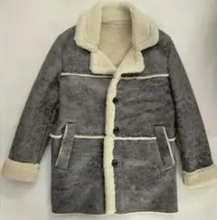 ZARA フェイクレザームートンコートジャケット