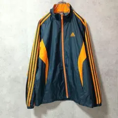 アディダス/adidas/ナイロンジャケット/L/ウインドブレーカー/オレンジ