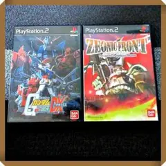 PS2ソフト中古２本セット ガンダム連邦vsジオンDX、ジオニックフロント