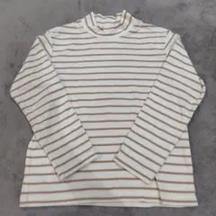 UNIQLO キッズ ヒートテック 長袖 130cm ボーダー