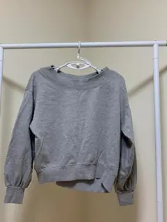 【美品】 mysa グレー スウェット バルーン袖