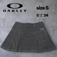 OAKLEY ストライプ フレアスカート Sサイズのサムネイル