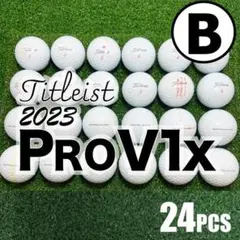 【B40】Titleist PROV1X 2023年 白 ロストボール24球