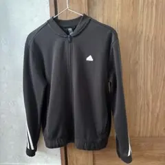 adidas ジップアップジャケット 黒 160/80