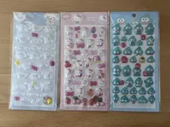 3Dぷくぷくシール　サンリオ