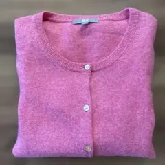 UNIQLO 100%カシミヤピンクカーディガン