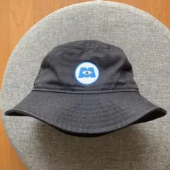 【美品】モンスターズインク 帽子 ハット バケットハット 黒 ディズニー