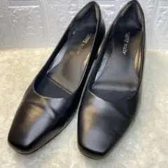AQUA LADY 本革 コンフォートパンプス ブラック 24.5cm