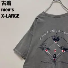 古着 コンフォートカラーズ Tシャツ ウォッシュ加工 ビンテージ グレー XL