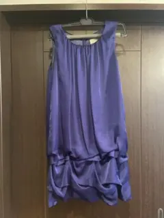 ships little black ブルー⭐︎パーティドレス