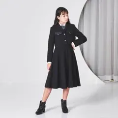 【美品】ブラック フォーマルドレス 160cm