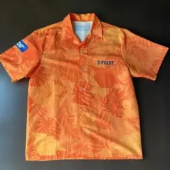 エスパルス　S-PULSE ハワイアンシャツ オレンジ Fサイズのサムネイル