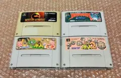 【SFCソフト4本セット・任天堂・ファミコン】genj